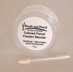 Colored Pencil Powder Blender - Brush and Pencil