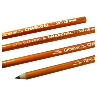WOODLESS CHARCOAL PENCIL SET of 3 – Art Material Supplies